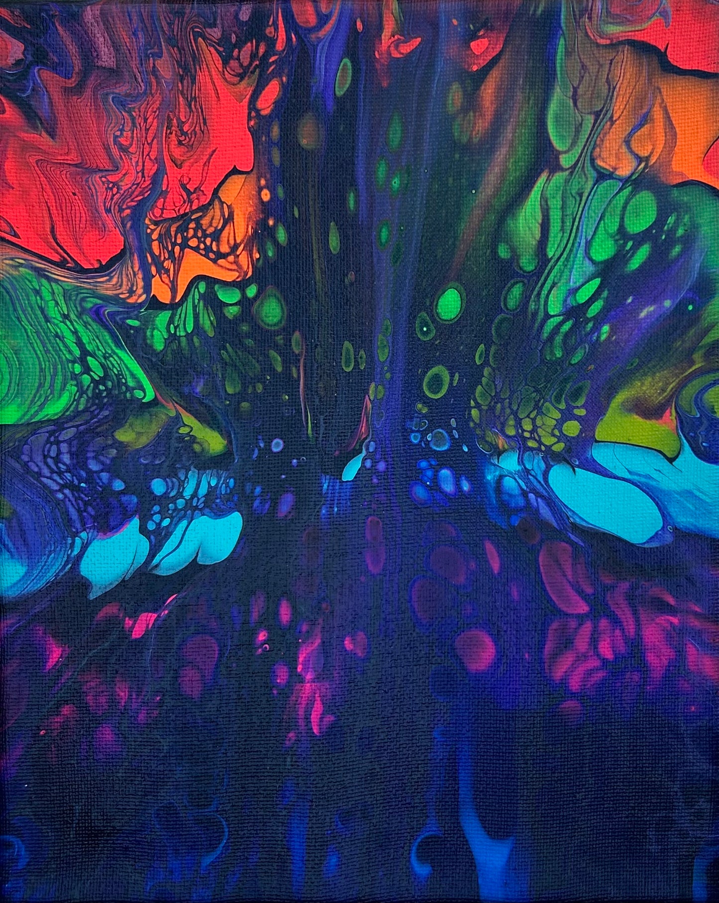 COLORS TRANSMUTE, SYNTROPY FOLLOWS SUIT 8” x 10” (ORIGINAL)